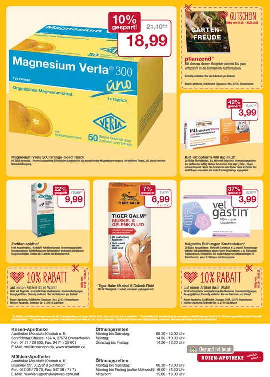 Angebote Mai/Juni Angebote Mai/Juni