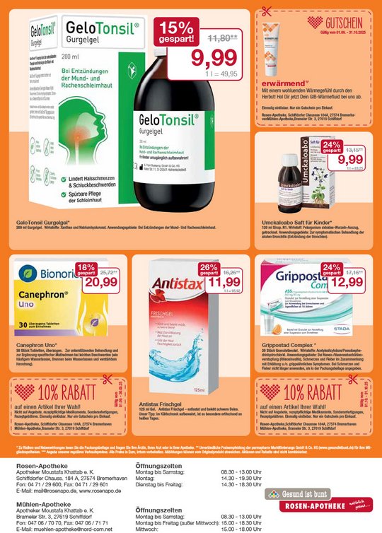 Flyer mit September-Angeboten Flyer mit September-Angeboten